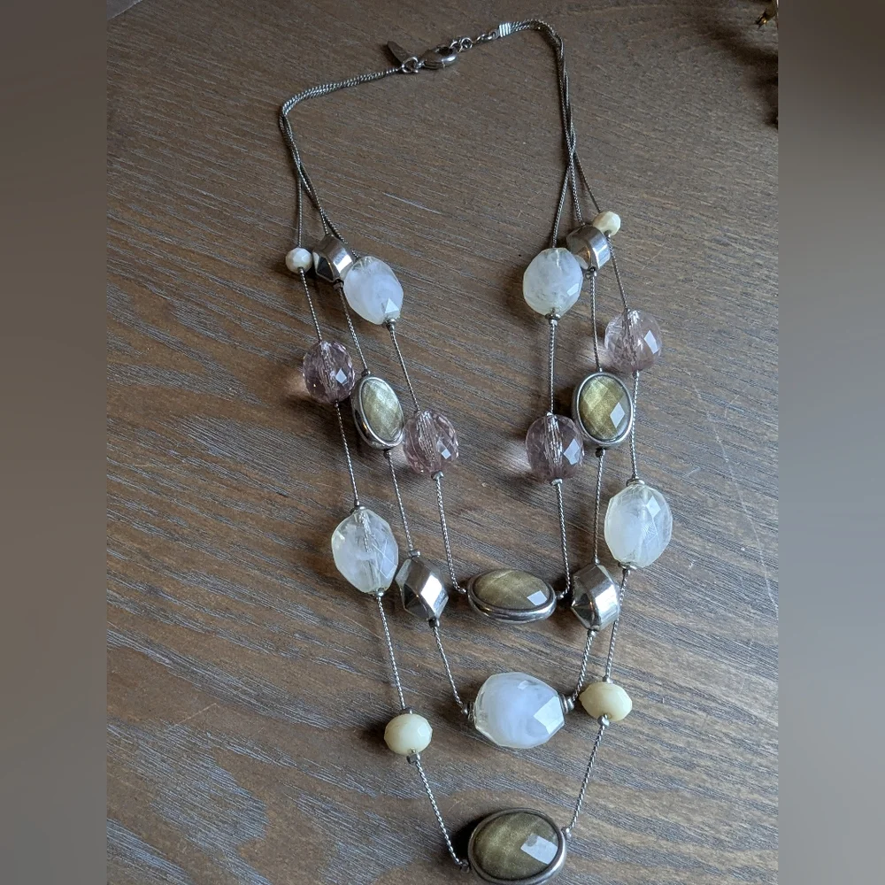 Lovely Multi Strand Beaded Necklace